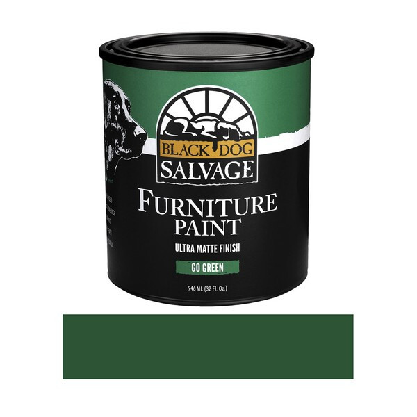 Furniture Paint, Bright “Go Green”, Matte, Water Based, Low VOC