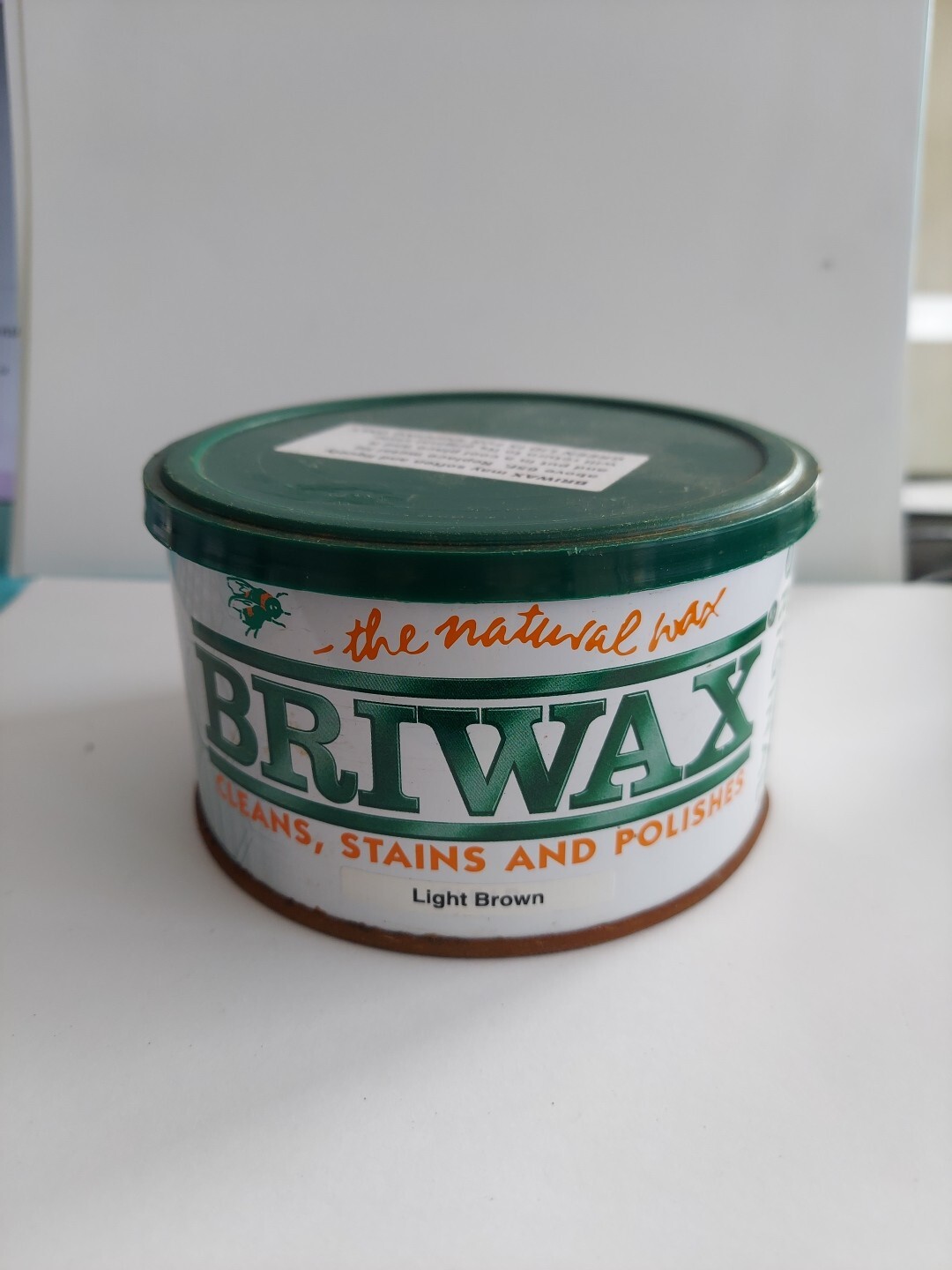 BRIWAX ORIGINAL – Furniture Wax 16 oz – LIGHT BROWN