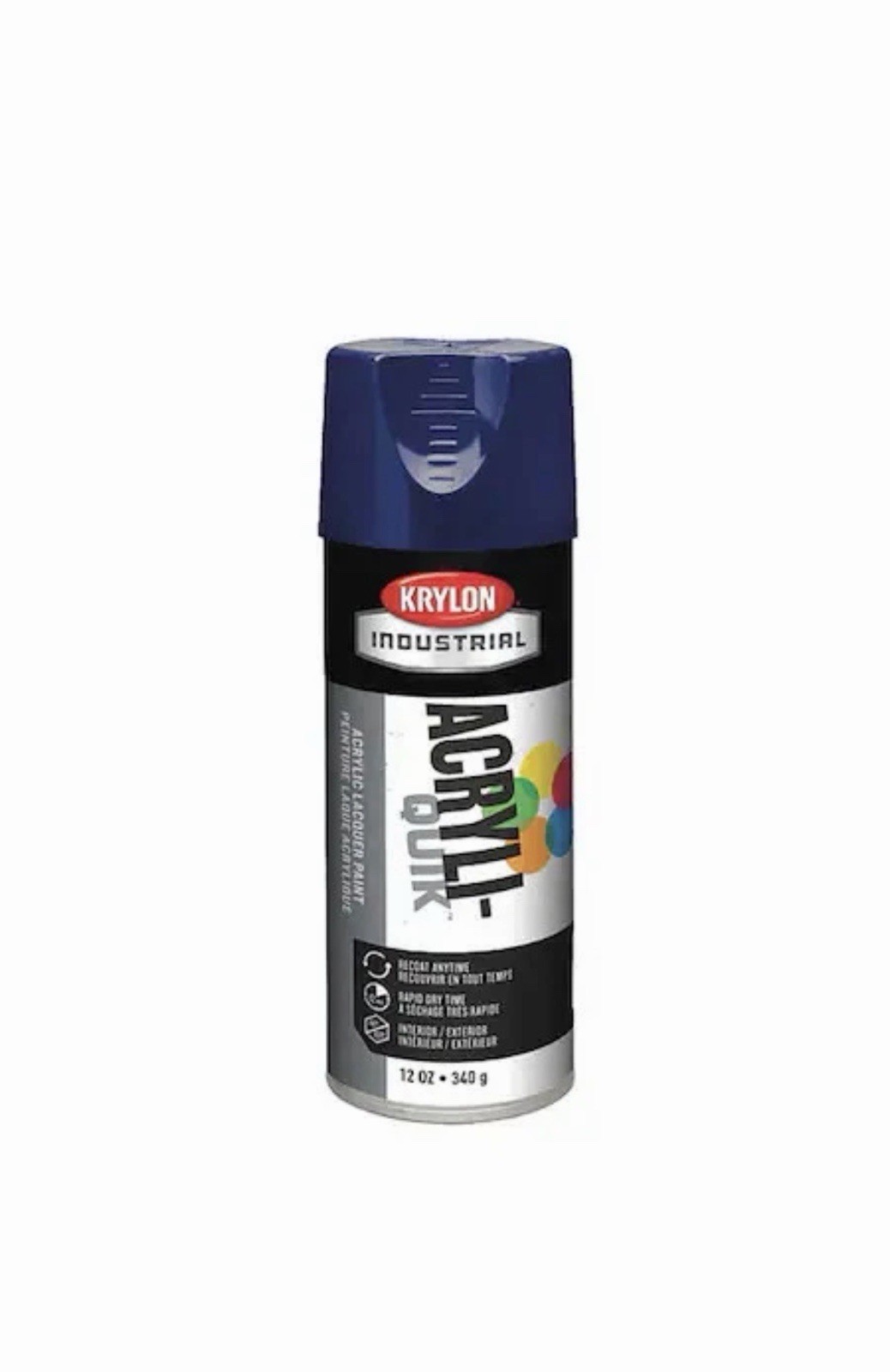 Krylon Industrial K01901a07 Spray Paint, Regal Blue, Gloss, 12 Oz 6 PACk
