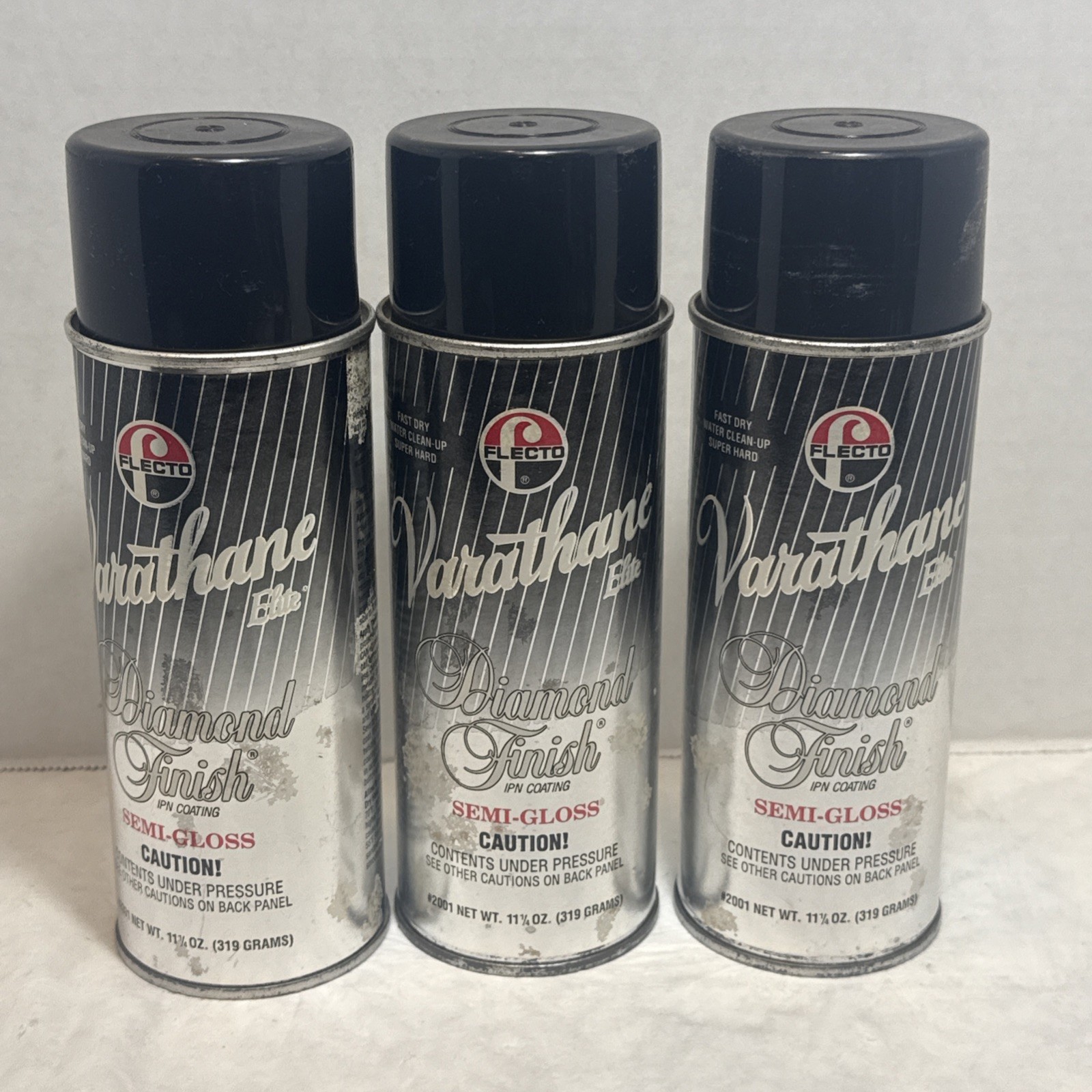 Vintage 1992 FLECTO VARATHANE Elite Polyurethane Diamond Finish SemiGloss Spray