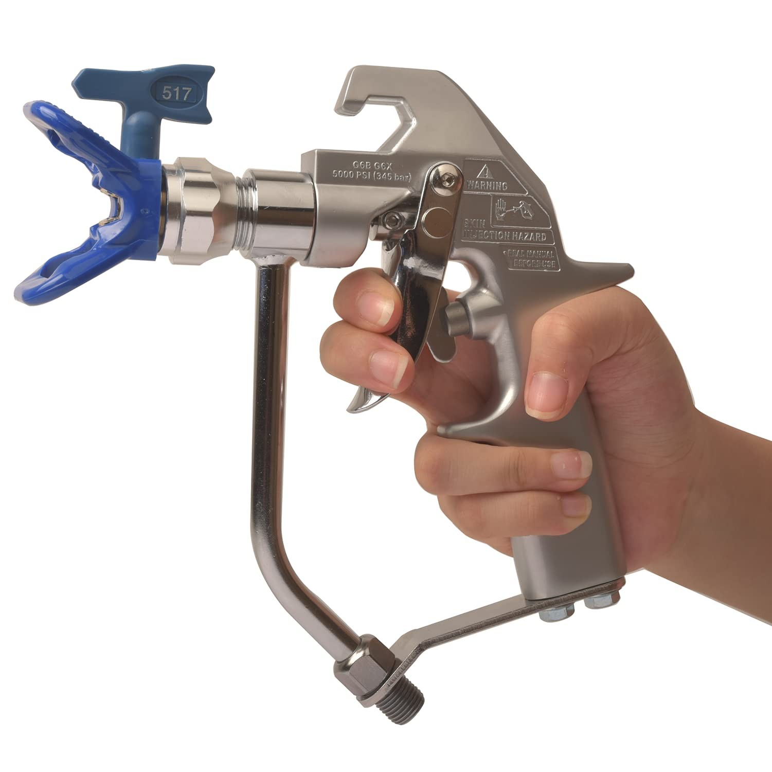 5000PSI Airless Paint Spray Gun with Tip Guard and 517 TIP,for Airless Paint …