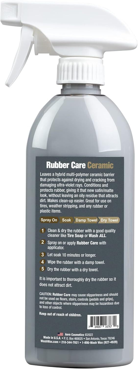 Ceramic Tire Dressing Protector, No Tire Shine, No Dirt or Brake Dust Attracting