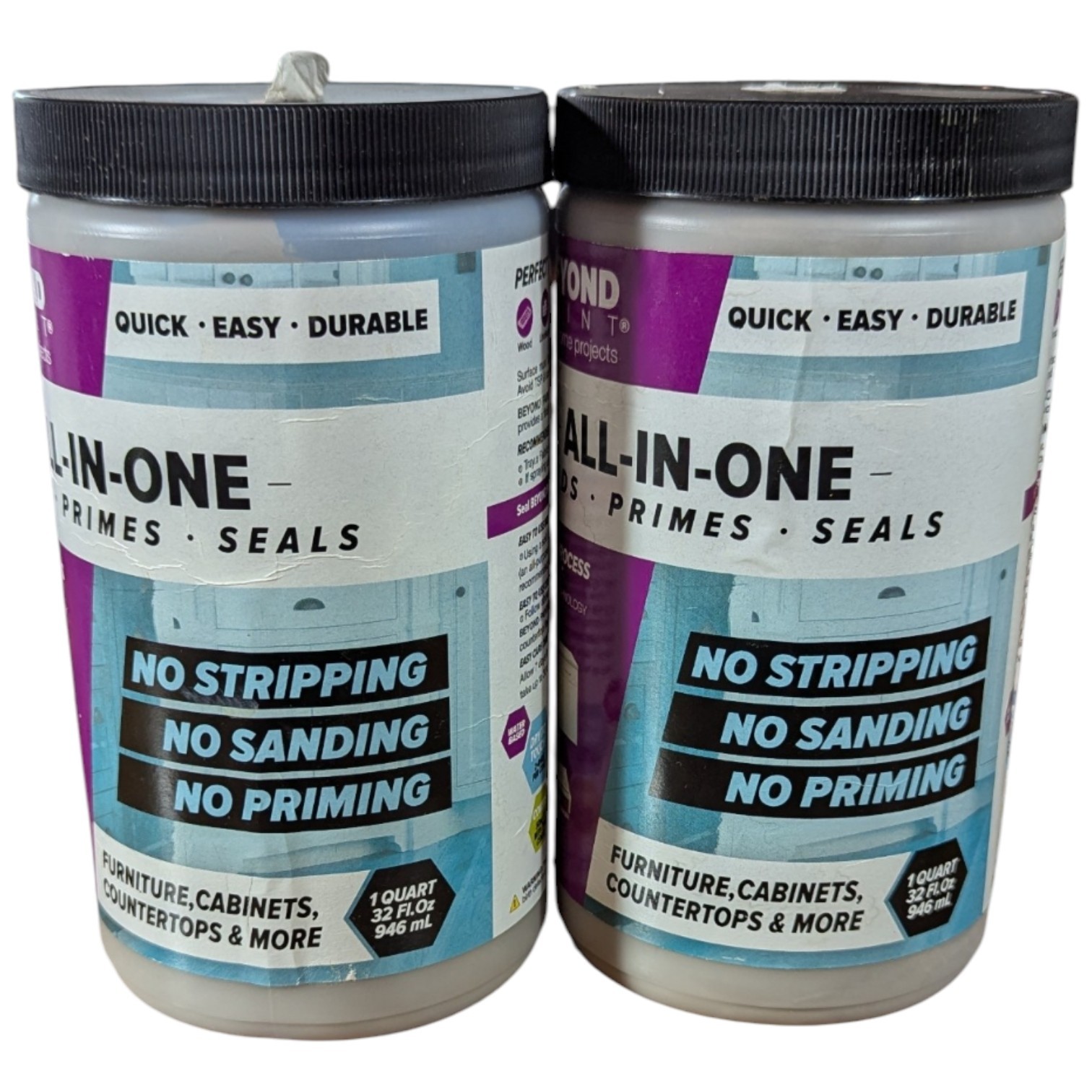 Beyond Paint All-in-One Paint Pebble 2 Quarts Refinishing 2091503