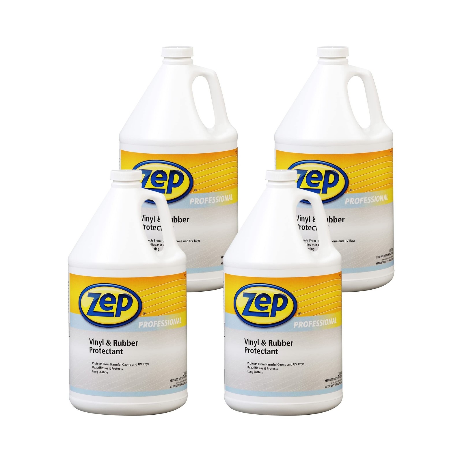 Zep Professional Vinyl and Rubber Protectant – 1 Gallon (Case of 4)- 1041479 …