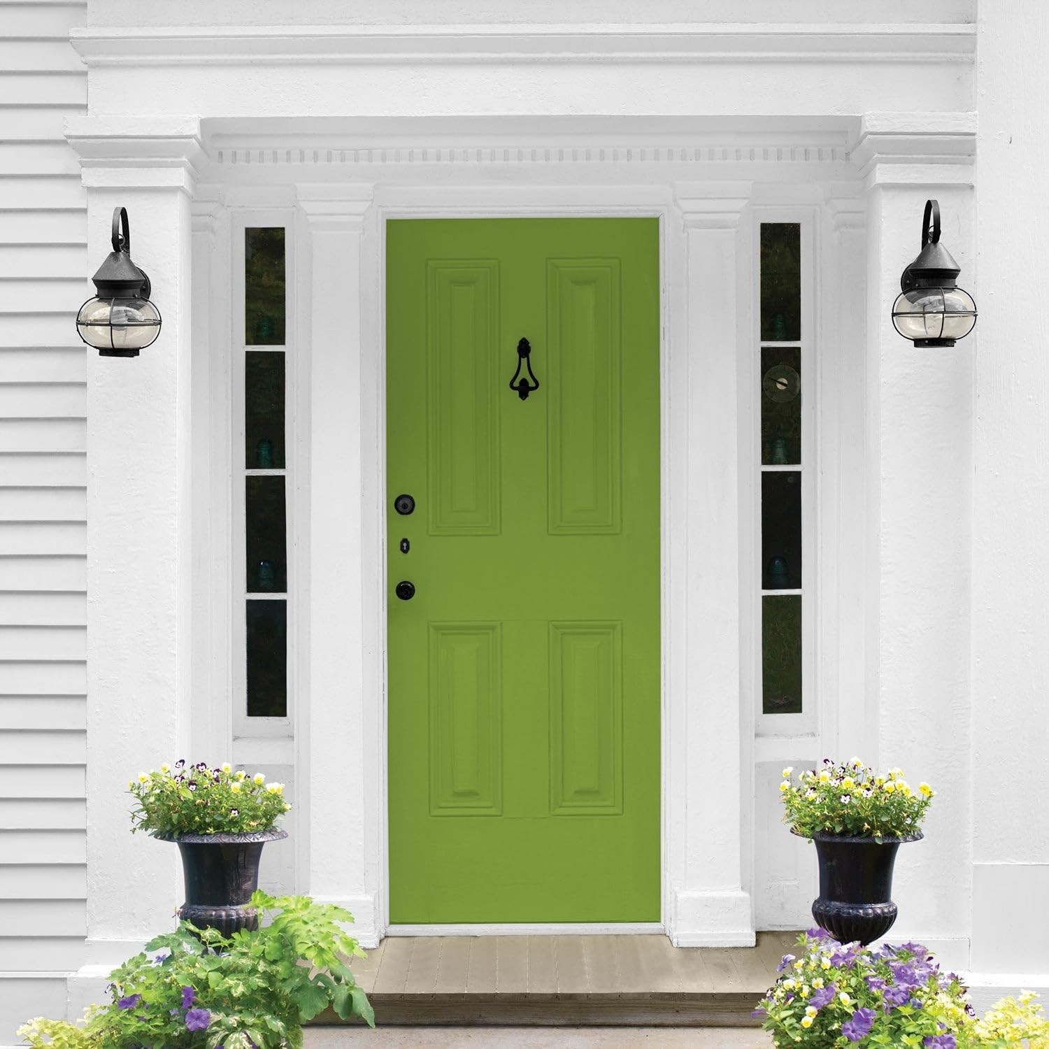 Glidden Exterior Green/Antique Moss One Coat Semi-Gloss 1-Gallon