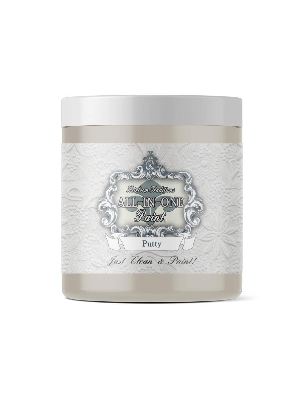 ALL-IN-ONE Paint by Heirloom Traditions – Putty (Light Taupe) – 8 Fl Oz