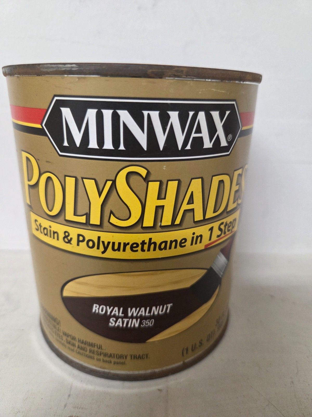 Minwax PolyShades Wood Stain + Poly Finish 1 Qt Royal Walnut Satin