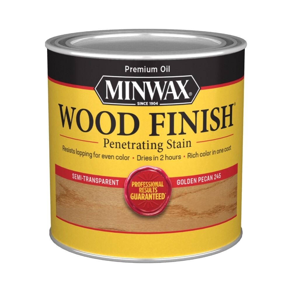 Minwax Golden Pecan Oil-based Wood Stain 236ml 1/2 pint