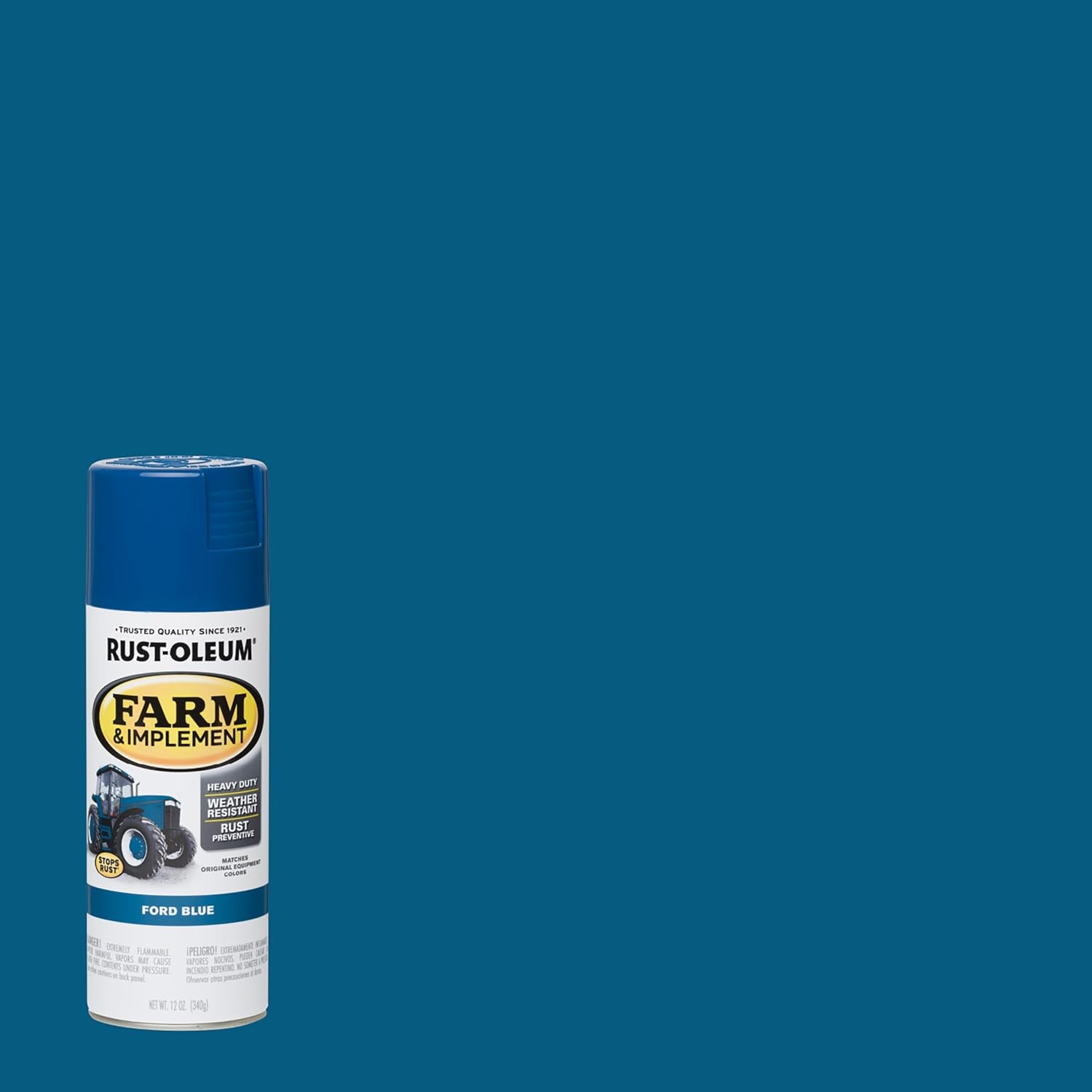 Rust-Oleum 280131-6PK Farm & Implement Spray Paint, 12 oz, Ford Blue, 6 Pack