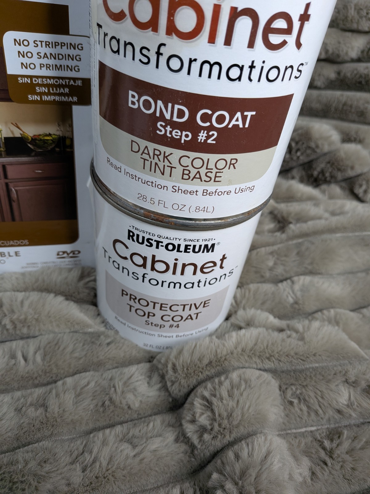 Cabinet Stain Kit DARK Rustic Rust-Oleum Transformations Coating Kit 258240
