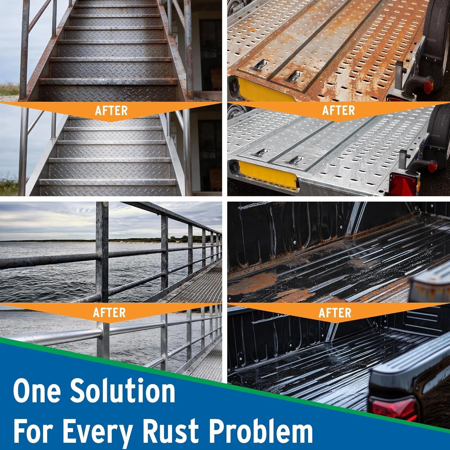 Water-Based Rust Converter Metal Primer, Rust Converter – 1 Qt