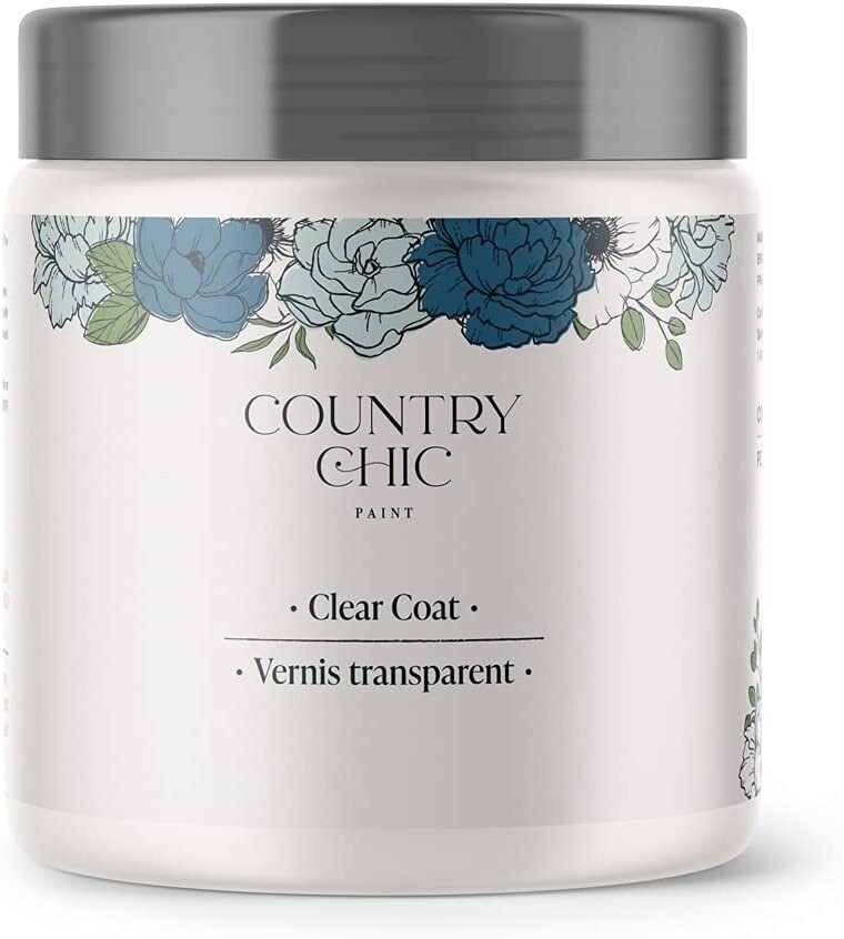 Country Chic All In One DIY Clay Based Paint – Clear Coat
