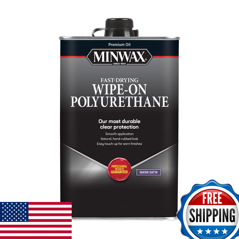 Minwax Oil-Based Wipe-On Polyurethane 1 Pint Satin 40910000