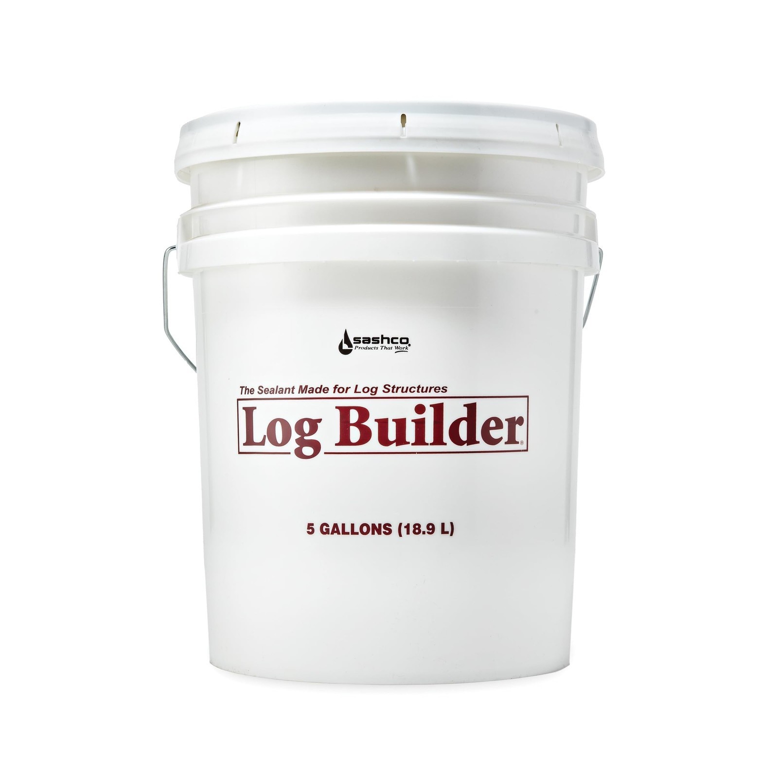 Acrylic Latex Chinking Sealant, 5 Gallon Pail, for Log Cabin and Wood Homes
