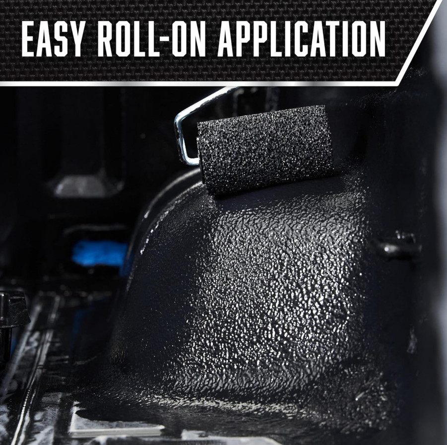 Rust-Oleum Truck Bed Coating Stops Rust Black Textured Matte 1 Quart