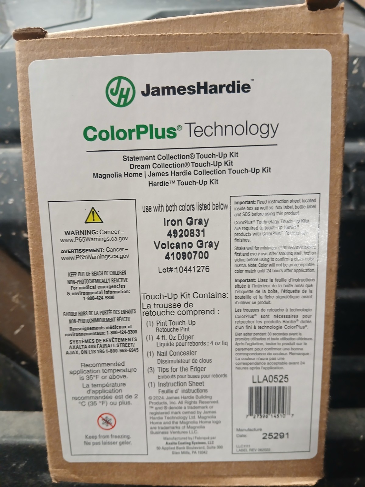 James Hardie ColorPlus iron grey Touch Up Paint Kit 16oz