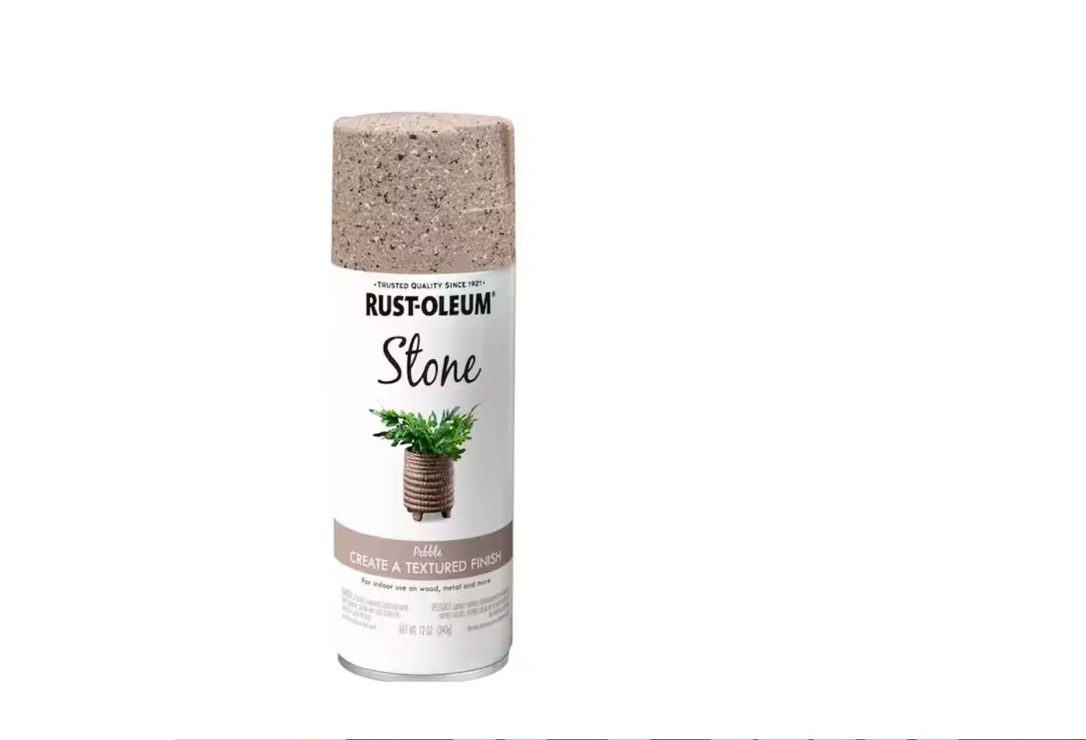 Rust Oleum American Accents Stone Spray Paint Pebble 12 Ounce Indoor Use