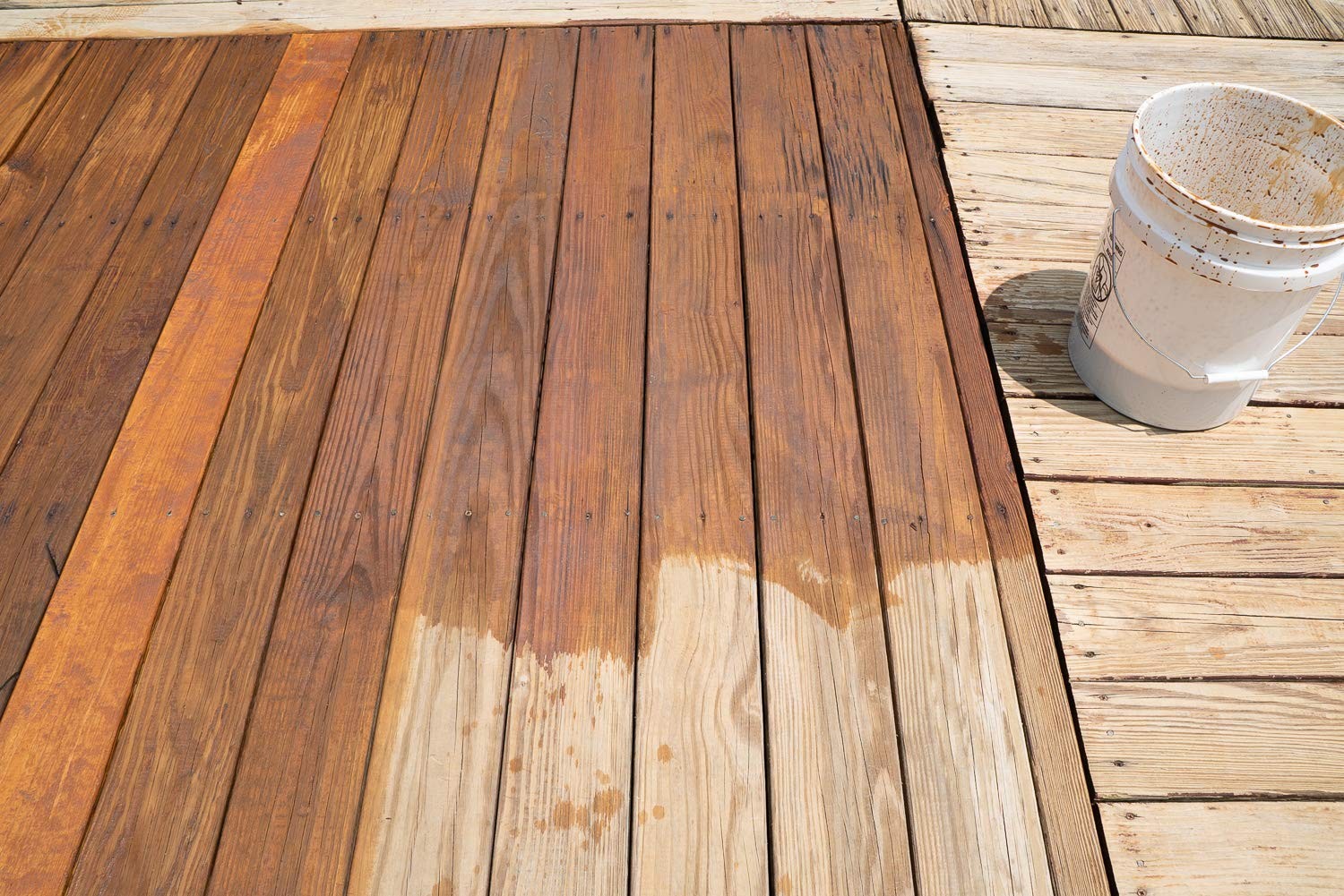 #1 Deck Premium Semi-Transparent Outdoor Wood Stain and Sealer in One – Water…