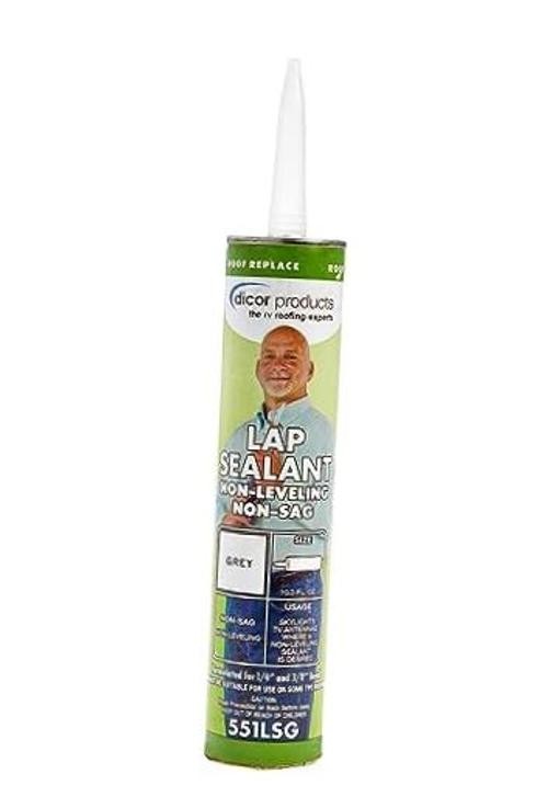 55LSG-HAPS-Free Non-Leveling Lap Sealant -0.3 Oz, Grey, Secure, Ideal for RV 1