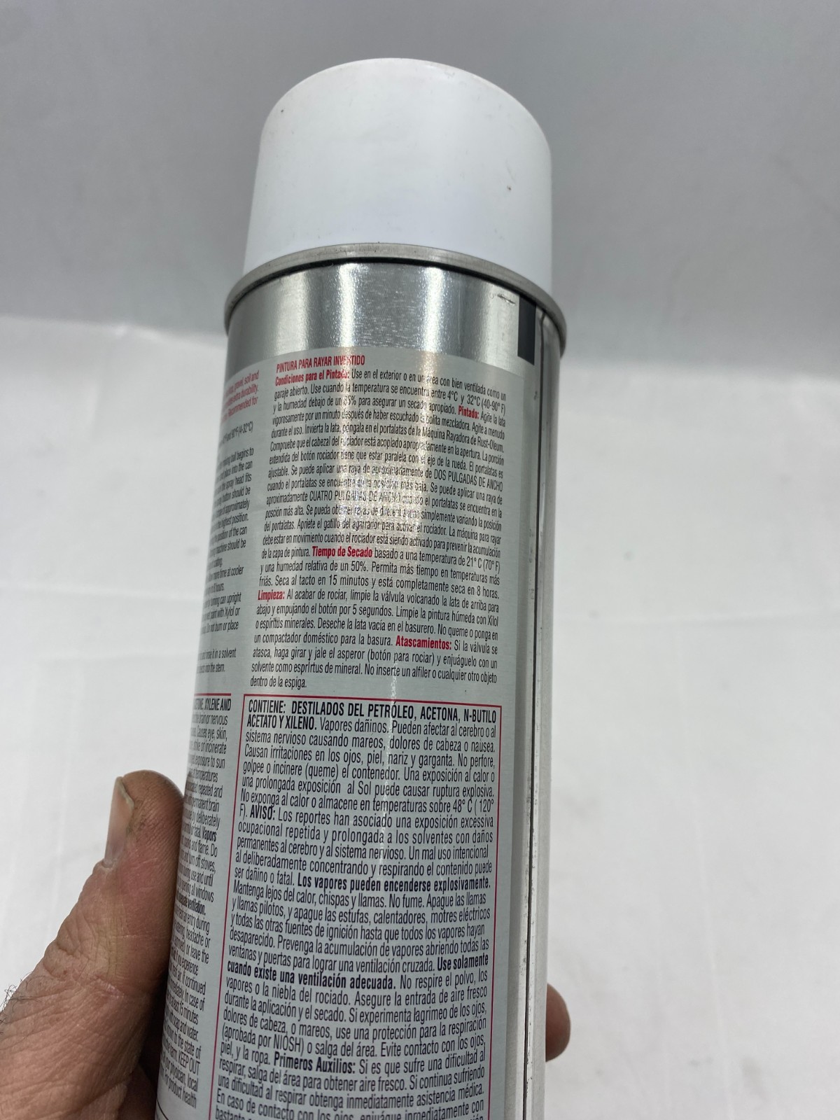 RUST-OLEUM 2593 White Inverted Striping Paint 18 oz 510 g. **FREE SHIPPING**