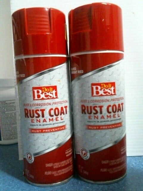DoitBest 780140 Rust & Corrosion Protection Rust Coat Enamel, Lot of 2, FS