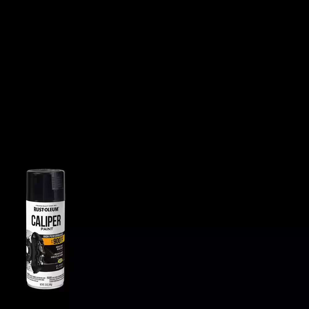 12 Oz. Gloss Black Caliper Spray Paint (6-Pack)
