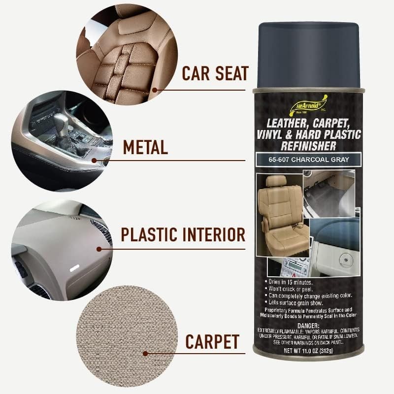 Quick-Drying 11 Oz. Spray Paint – Ideal for Vinyl & Plastic Restoration Projects