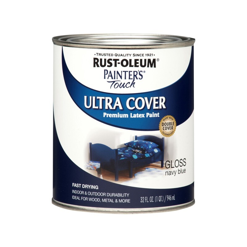 Rust-Oleum Painters Touch Gloss Navy Blue Ultra Cover Premium Latex Paint