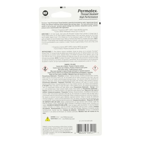 50 ml White Thread Sealant, High Performance, 56521