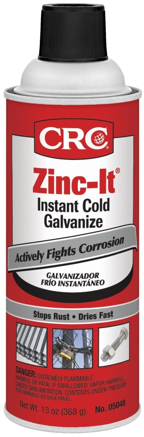 CRC 05048 Zinc-It Instant Cold Galvanize – 13 Wt Oz,Gray