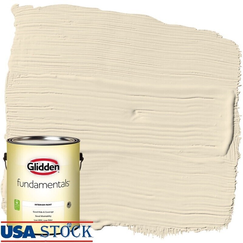 Interior Paint Semi-Gloss Low VOC Low Odor Washable Heavy Cream Good Coverage US