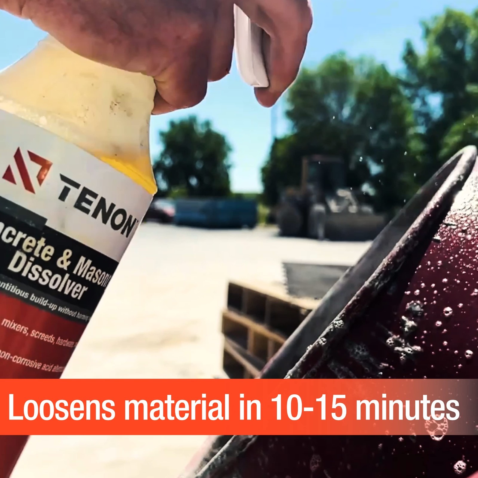 Concrete & Masonry Dissolver – Remove Cement, Mortar, Grout, Stucco, Non-Toxic,