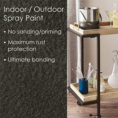 Krylon Hammered Finish Spray Paint Dark Bronze 12 Ounce Indoor Outdoor Use