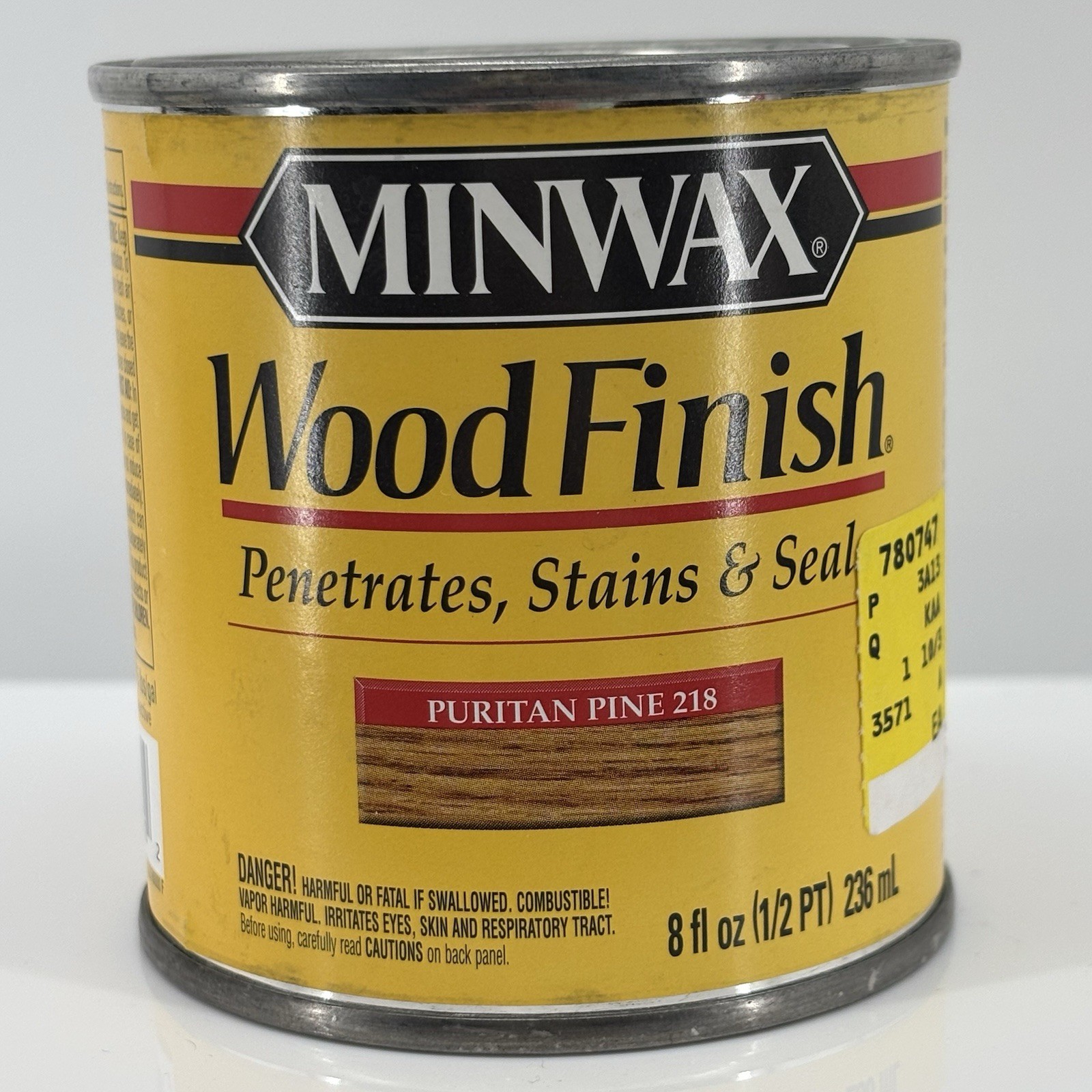 Minwax Wood Finish Penetrating Stain Seal Puritan Pine 218 1/2 PT 8 oz Discont