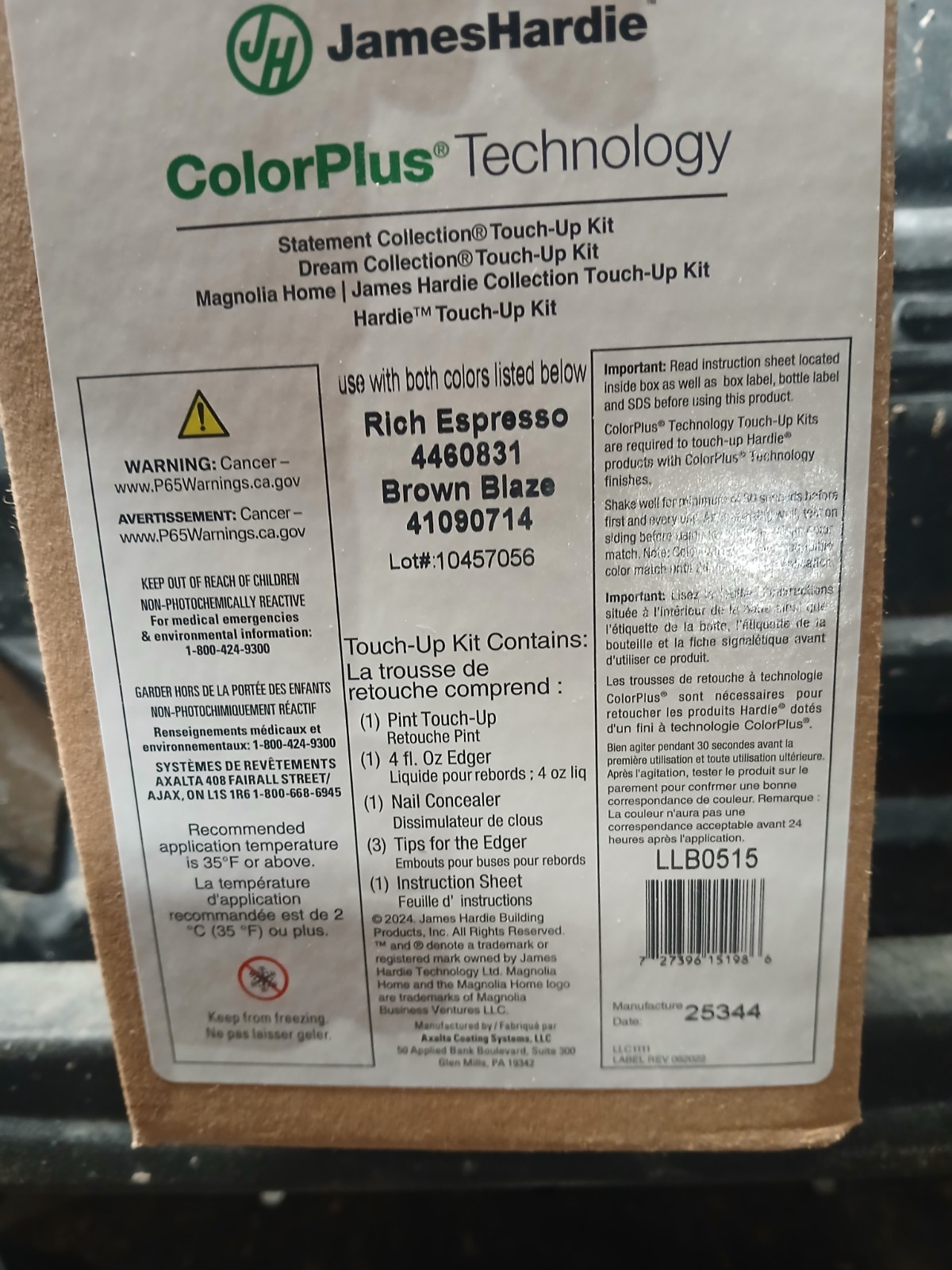 JamesHardie ColorPlus Touch-Up Kit Rich Espresso JH80-70 4460831 Brown Paint