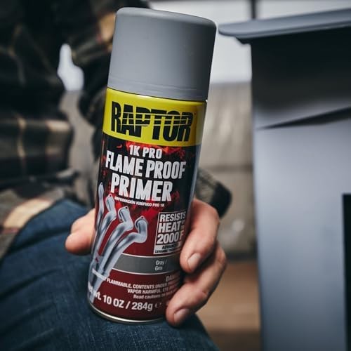 RAPTOR Flameproof Primer Spray, Professional Grade, Extra Tough Automotive Pr…