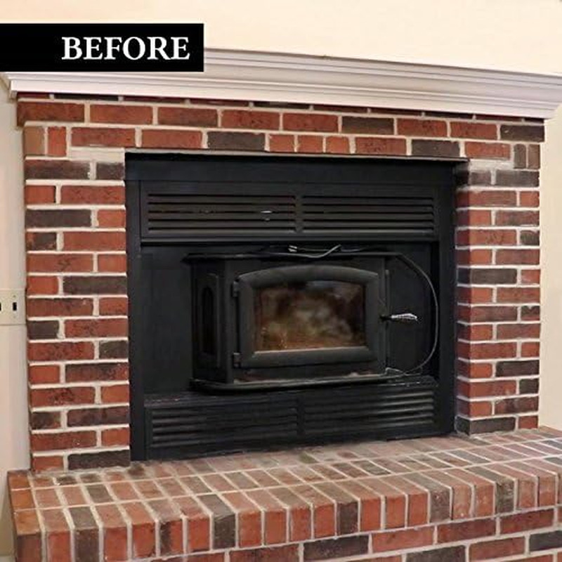 Brick Transformations Whitewash Paint for Brick and Fireplaces- 16 Oz Pint