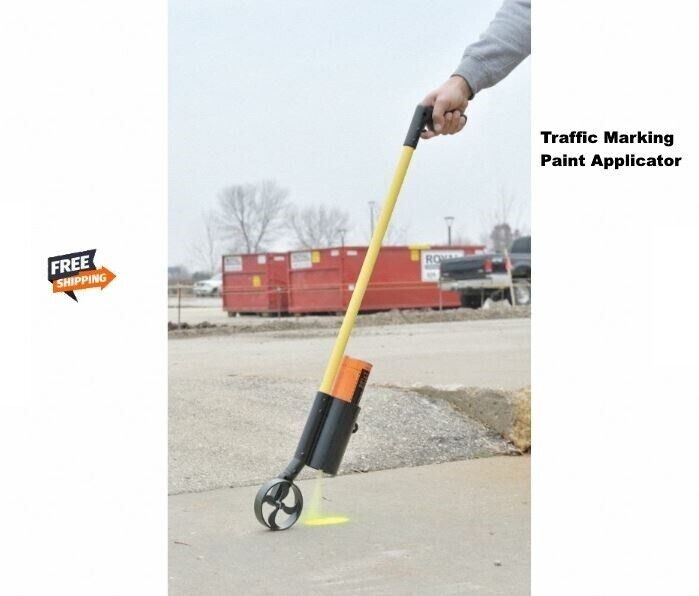 Traffic Paint Applicator Striper Upside Down Rolling Marking Wand Aerosol Spray