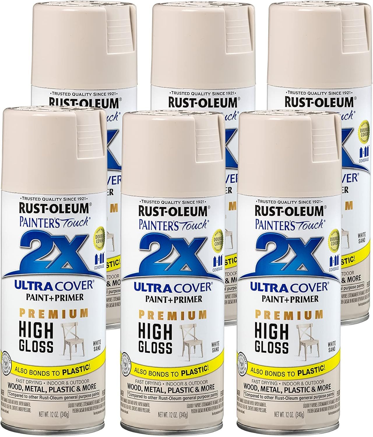 Painter’S Touch 2X Ultra Cover Spray Paint, Gloss Clear | Indoor and Outdoor Sur