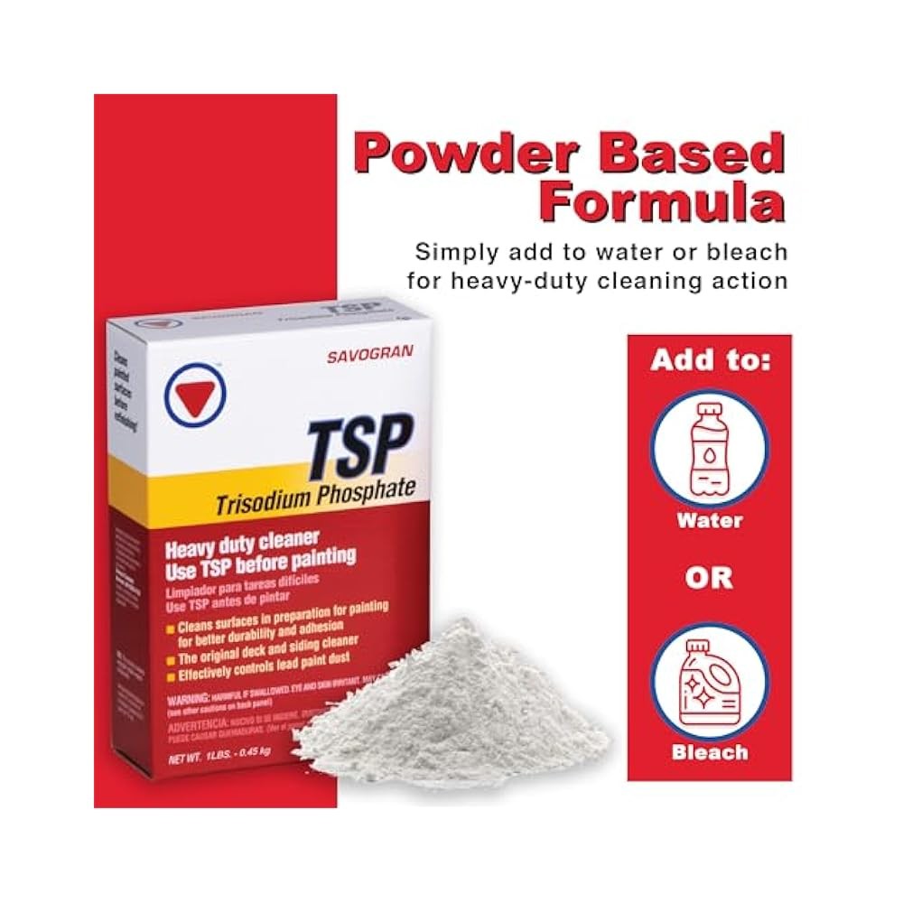 TSP Multi,Purpose Cleaner, Non,Sudsing Formula for Effective Surface Prep