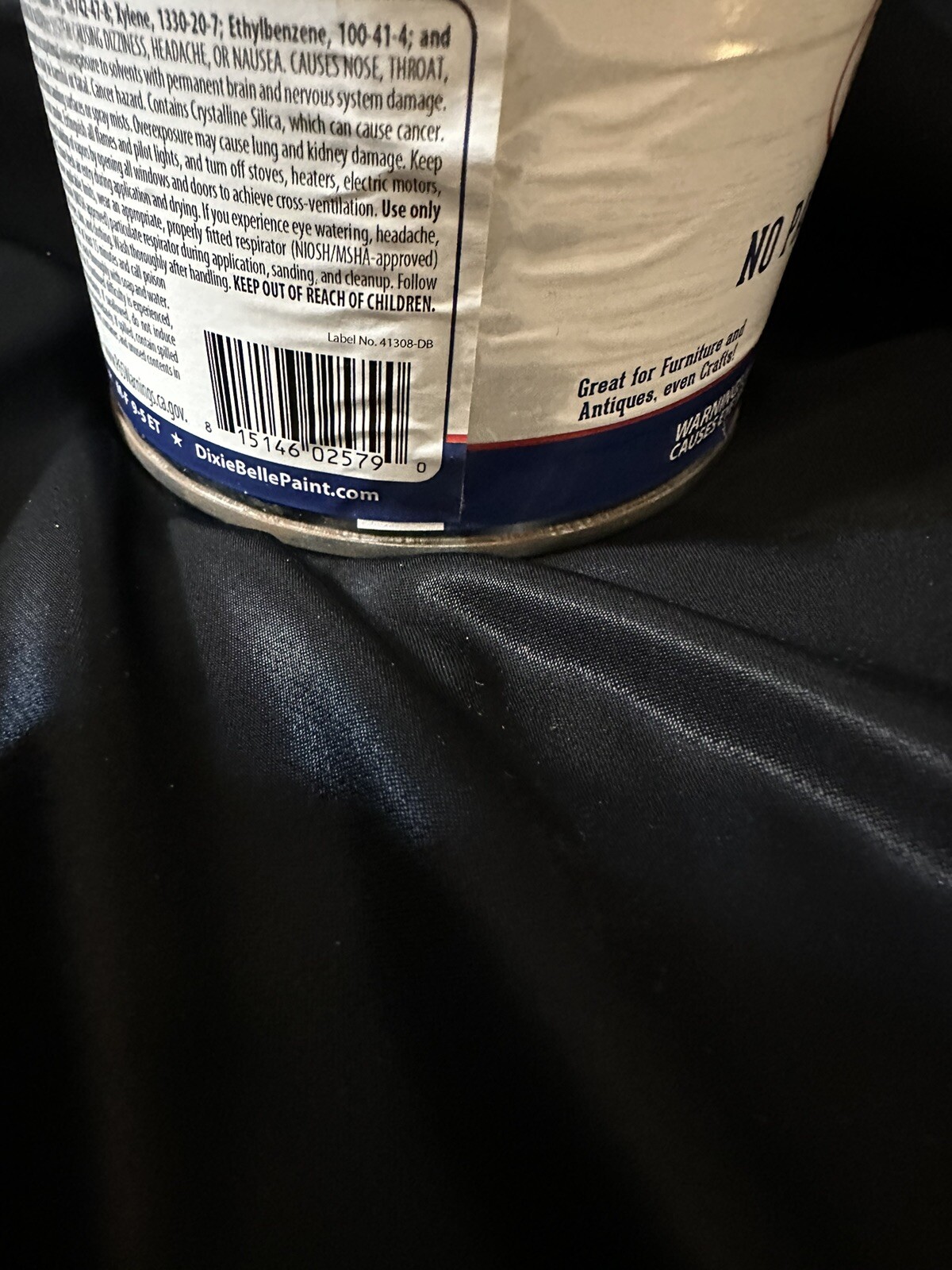 New Dixie Belle Paint Company No Pain Gel Stain Oil Based 1 Pint Espresso