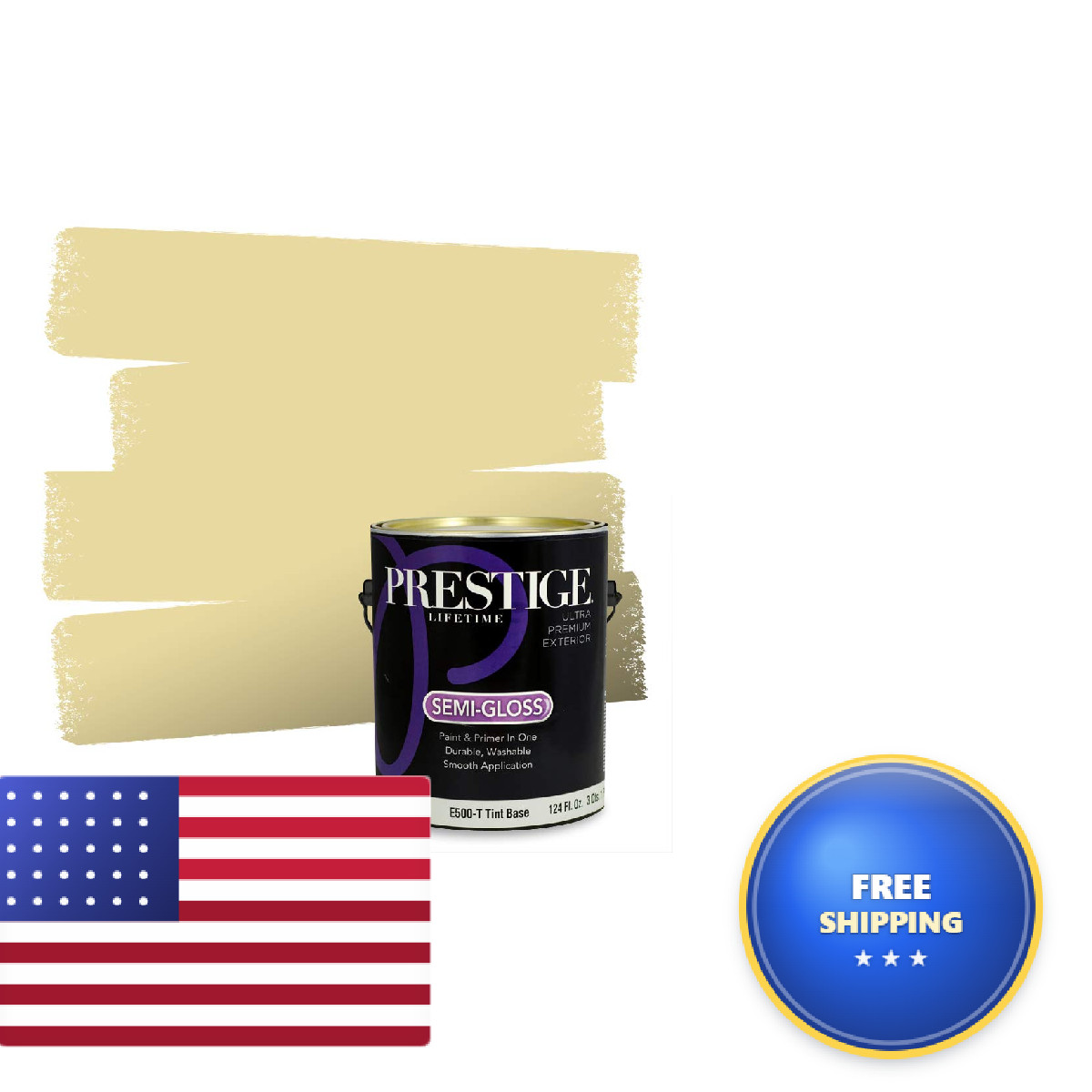 Prestige Paints Exterior Paint And Premiumr In One 1-Gallon Semi-Gloss Comparabl