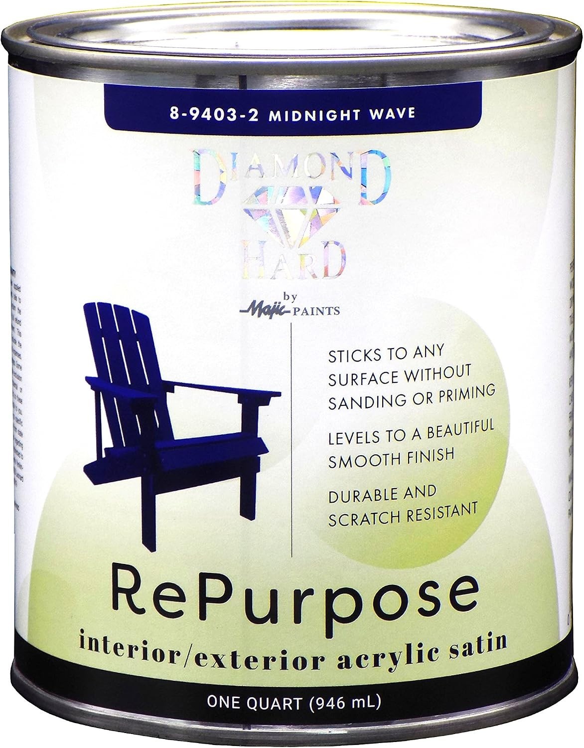 All-Purpose Satin Repurpose Paint – Midnight Wave