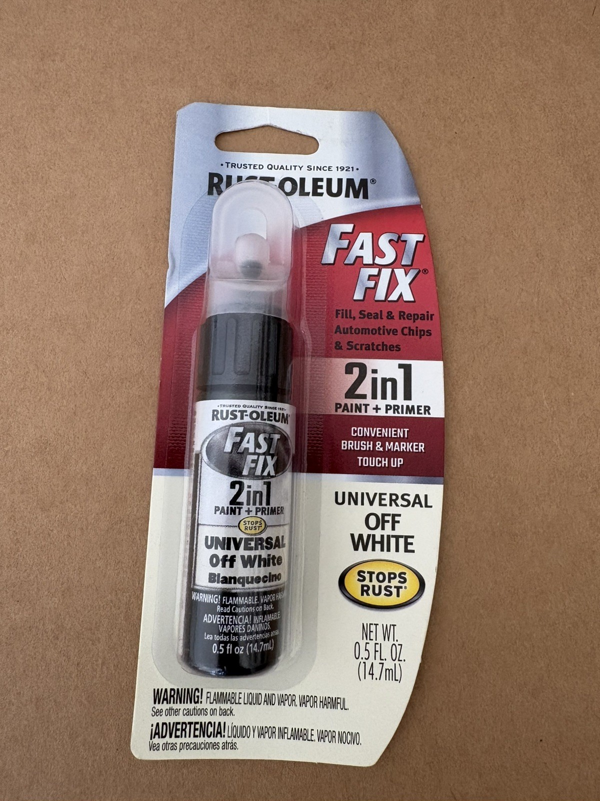 (2 PACK) RUST-OLEUM Fast Fix 2in1 Paint + Primer Universal Off White 286482