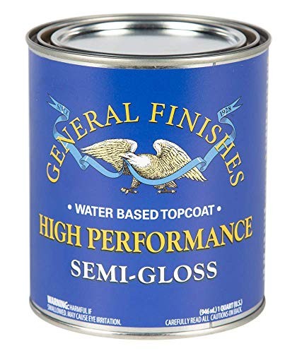 1 Quart Semi Gloss Polyurethane Household Varnish Durable Top Coat Interior Use