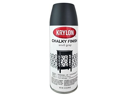 12 Ounce Anvil Gray Chalk Finish Paint Fast Drying No Prep Smooth Matte Finish