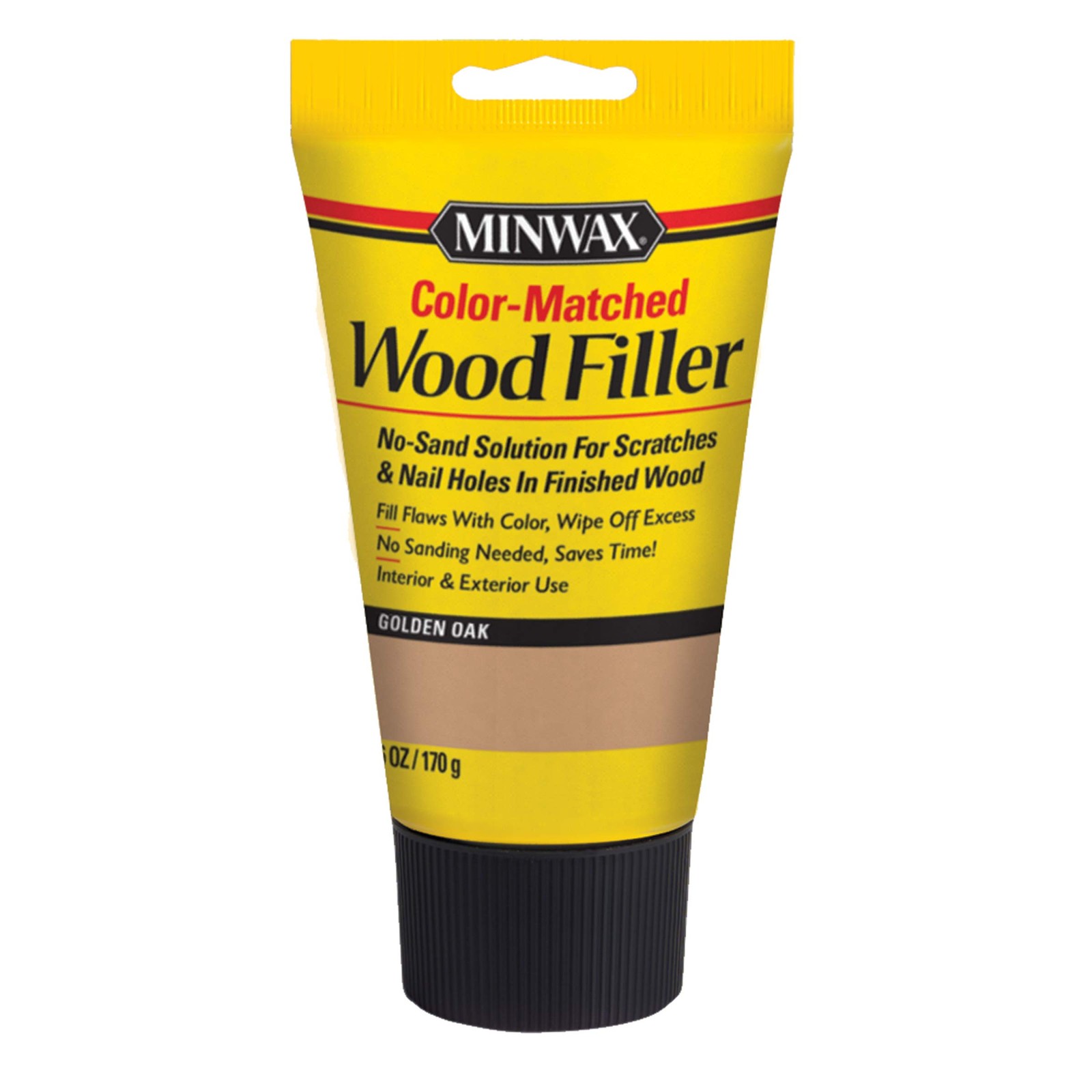 Minwax Color Matched Wood Filler 6Oz Golden Oak No Sand Wood Repair Solution