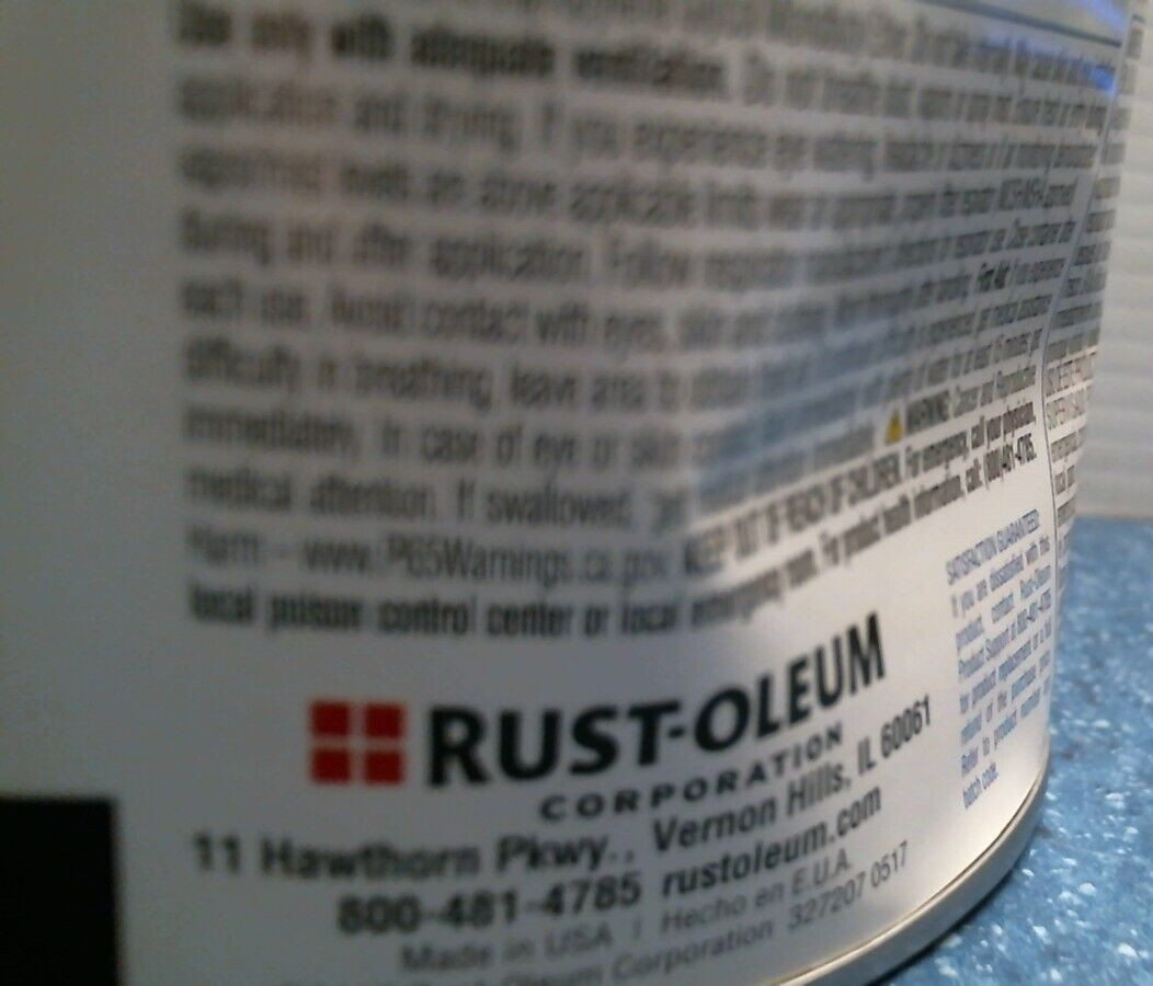 Rust-Oleum Enamel Paint, SEMI-GLOSS BLACK, 1 qt. (1974502) FS