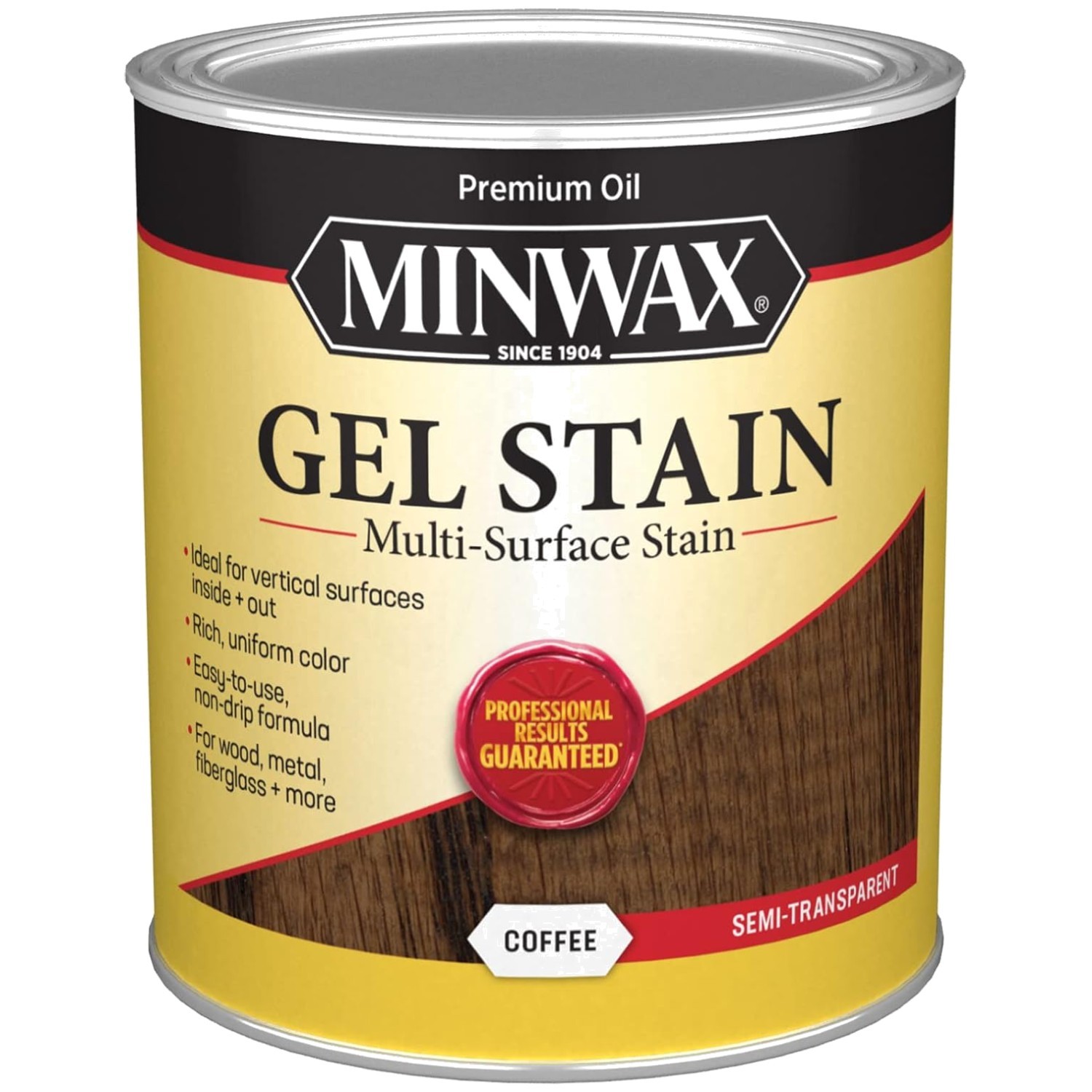 Rich Coffee Wood Stain Quart – Easy Application