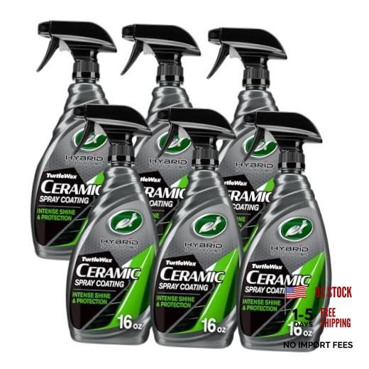 Hybrid Solutions Ceramic Spray Coating, High Shine Car 16 Fl Oz (Pack of 6)